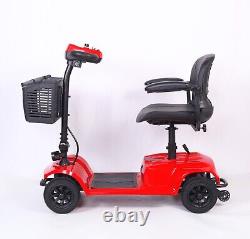 Electric Mobility Scooter Powered Wheelchair Device 180W 24V12AH Range 12.5 MI