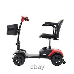 Electric Power Mobility Scooter 4Wheel Compact Scooter WheelChair Folding Travel