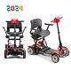 Electric Powered Wheelchair 4 Wheel 24v 12ah Foldable Motorized Mobility Scooter