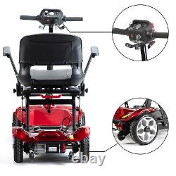 Electric Powered Wheelchair 4 Wheel 24V 12AH Foldable Motorized Mobility Scooter