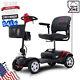 Electric Scooter Mobility Scooter 4 Folding Wheel Wheelchair Travel No Flag