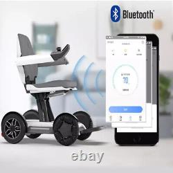 Electric Wheelchair Elderly Mobility Scooters App Remote /Joystick Control 25km