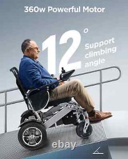 Electric Wheelchair, Motorized Mobility Scooters for Seniors, 20Miles Longer Range