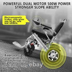 Electric Wheelchair, Portable Motorized Foldable Power Wheelchair Scooter New