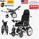 Electric Wheelchair Power Wheel Chair Lightweight Mobility Aid Folding Foldable