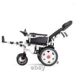 Electric Wheelchair Power Wheel chair Lightweight Mobility Aid Folding Foldable