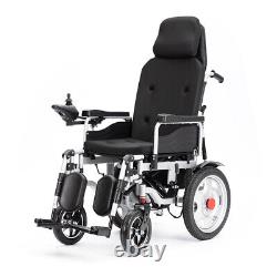 Electric Wheelchair Power Wheel chair Lightweight Mobility Aid Folding Foldable