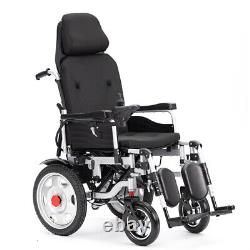 Electric Wheelchair Power Wheel chair Lightweight Mobility Aid Folding Foldable