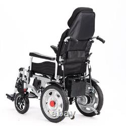 Electric Wheelchair Power Wheel chair Lightweight Mobility Aid Folding Foldable