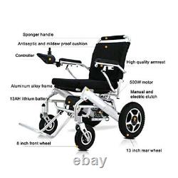 Electric Wheelchair Scooter Portable Dual Motorized Foldable Powerful Wheelchair