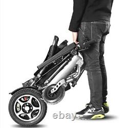 Electric Wheelchair Scooter Portable Dual Motorized Foldable Powerful Wheelchair