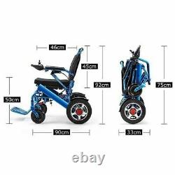 Electric Wheelchair Scooter Portable Motorized Easy Folding Power Wheelchair
