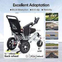 Electric Wheelchairs for Adults, Power Foldable Durable Motorized Wheelchair