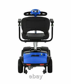 FOLD AND TRAVEL Electric 4 wheel Mobility Scooter Power Wheel chair Lightweight