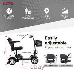 FOLD TRAVEL Mobility Scooter power 4 wheels electric Wheel chair Outdoor Compact