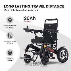 Fast Folding Electric Wheelchair Scooter Easy to go Wheelchair w Lithium Battery