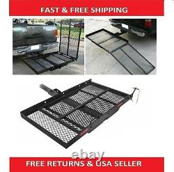 Fold Up Mobility Carrier Wheelchair Electric Scooter Hitch Rack Medical Ramp