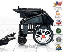 Fold and Travel Electric Power Wheelchair Power Mobile Scooter Wheelchair Chair