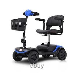 Foldable 4 Wheels Mobility Scooter Power Wheel Chair Adult Senior Home Travel