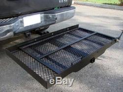 Foldable Electric-Wheelchair Hitch Carrier Mobility Scooter Folding Loading Ramp