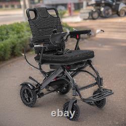 Foldable Electric Wheelchair Intelligent Lightweight For Airline Seniors Adult