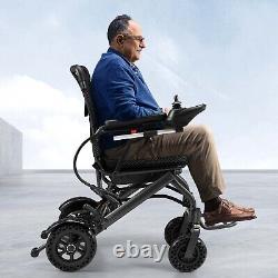 Foldable Electric Wheelchair Intelligent Lightweight For Airline Seniors Adult