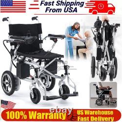 Foldable Electric Wheelchairs for Adult Elderly, 360° Joystick & Powerful Motor