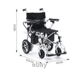 Foldable Electric Wheelchairs for Adult Elderly, 360° Joystick & Powerful Motor