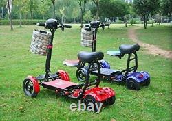 Foldable Lightweight Power Mobility Scooters Easy Travel Electric Wheelchair