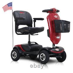 Foldable Portable 4 Wheel Power Wheel Chair Electric Mobility Scooter for Travel