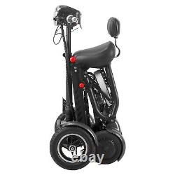 Foldable Portable Electric Mobility Scooter LED Light Up To 25 Miles Carbonfiber