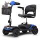 Folding 4 Wheel Electric Power Mobility Scooter Travel Wheel Chair+ Extra Bag Us