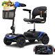 Folding 4 Wheel Electric Power Mobility Scooter Travel Wheel Chair+extra Bag, Usa