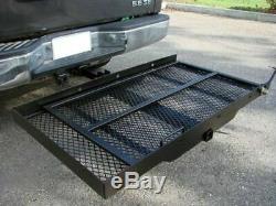 Folding Disable Electric Wheelchair Hitch Carrier Mobility Scooter Loading Ramp