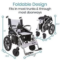 Folding Electric Wheelchair-Foldable Wheel Chair Narrow Power Scooter Heavy Duty