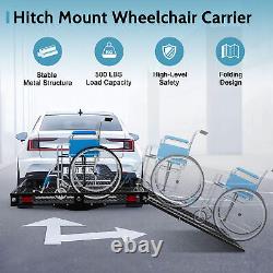Folding Electric Wheelchair Hitch Carrier Scooter Loading Ram