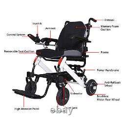 Folding Lightweight Electric Wheelchair Remove Control Power wheelchair Mobiliyr