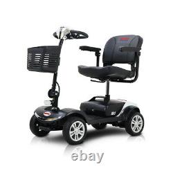 Folding Mobility Scooter Electric Powered Scooter4 Wheel Wheelchair Travel Elder