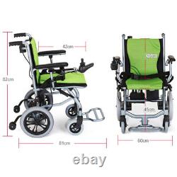 Folding Power Electric Wheelchair Lightweight Wheel Chair Motorized Mobility USA