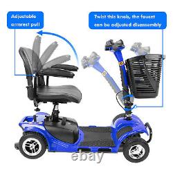 Furgle 4 Wheel Mobility Scooter Electric Power Mobile Wheelchair Adult Travel US