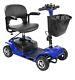 Furgle 4 Wheels Mobility Scooter, Electric Powered Wheelchair Device For Travel