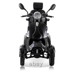 Heavy Duty 4 Wheel Mobility Scooter 500lbs Capacity 800W Electric Powered Device