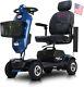 Heavy Duty Electric Mobility Scooter Power 4 Wheels Mobility Scooter Blue
