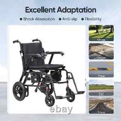 Intelligent Foldable Electric Wheelchair All Terrain 4 Wheels Mobility Scooter