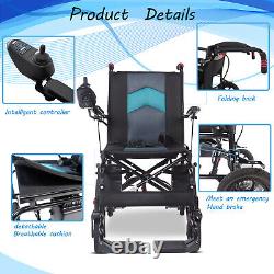 Intelligent Foldable Electric Wheelchair All Terrain Mobility Scooter Wheelchair