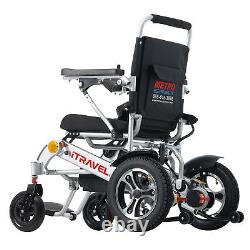 Intelligent Lightweight Foldable Electric Wheelchair 4 MPH Speed Scooter Safety