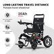 Intelligent Lightweight Foldable Electric Wheelchair 4 Mph Speed Scooter Travel