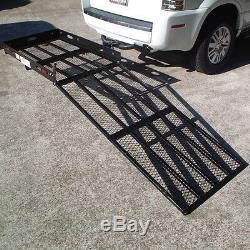 LOADING RAMP WHEELCHAIR CARRIERmobility scooter electric trailer hitch 500lbs