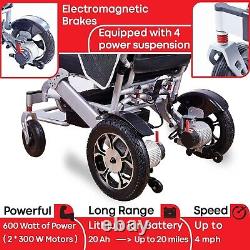 Lightweight Foldable Electric Wheelchair Scooter Mobility for Adults Walker