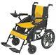 Lightweight Heavy Duty Electric Mobility Wheelchair 75 Lbs (long Range) Yellow
